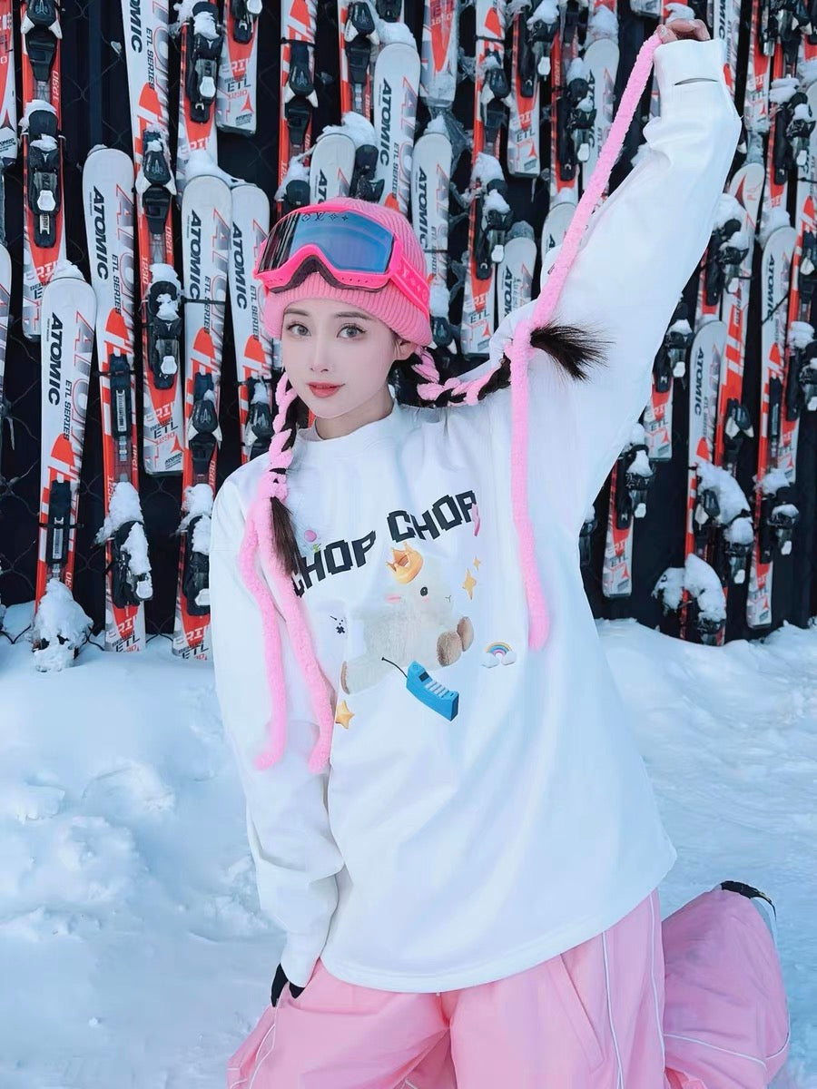 Chopchop Cute Cartoon Animals 3 Colors Waterproof Hoodies