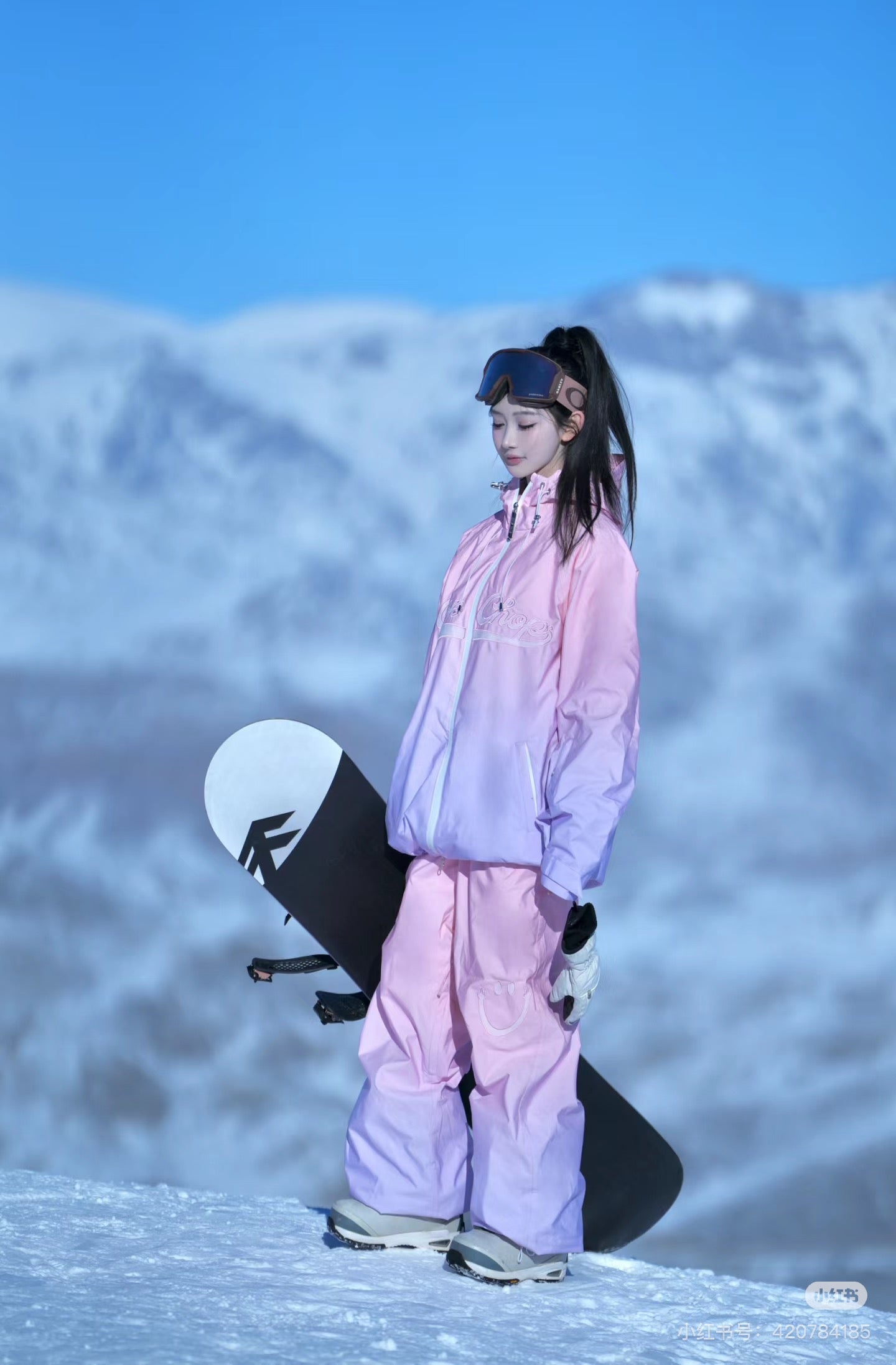 Chopchop Pink and Purple 3L Snowboarding Jacket & Pant