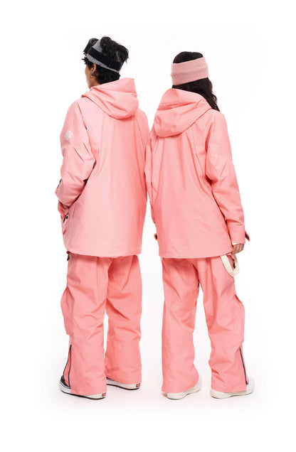 Litan Gradient Pink Professional 2L Snowboarding Jacket & Pant