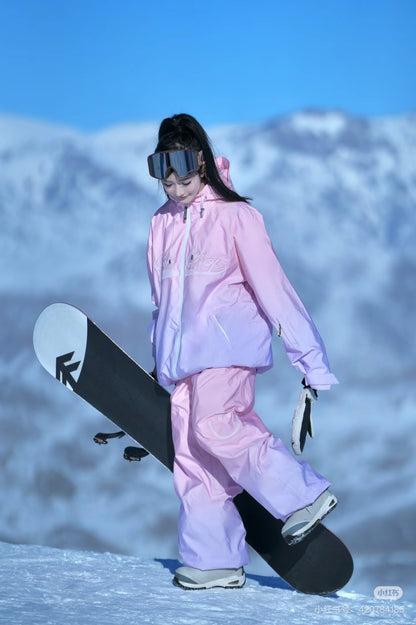 Chopchop Pink and Purple 3L Snowboarding Jacket & Pant