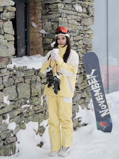 Litan Yellow 2L Professional Snowboarding Jacket & Pant