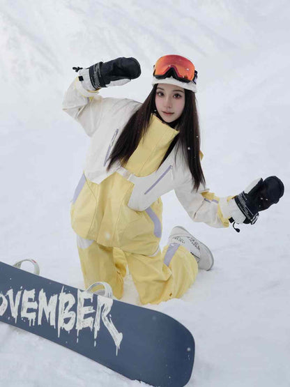 Litan Yellow 2L Professional Snowboarding Jacket & Pant