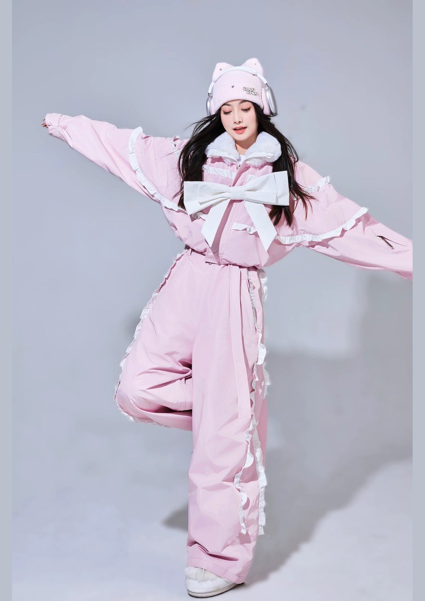 Chopchop Pink Lace 3L Snowboarding Jackets&Bibpants