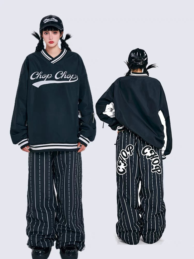 Chopchop ReversibleBlack and White Waterproof Snowboarding Hoodie & Pant